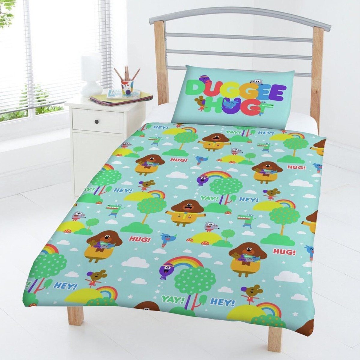 Hey Duggee Reversible Duvet Set, Blue – Junior
