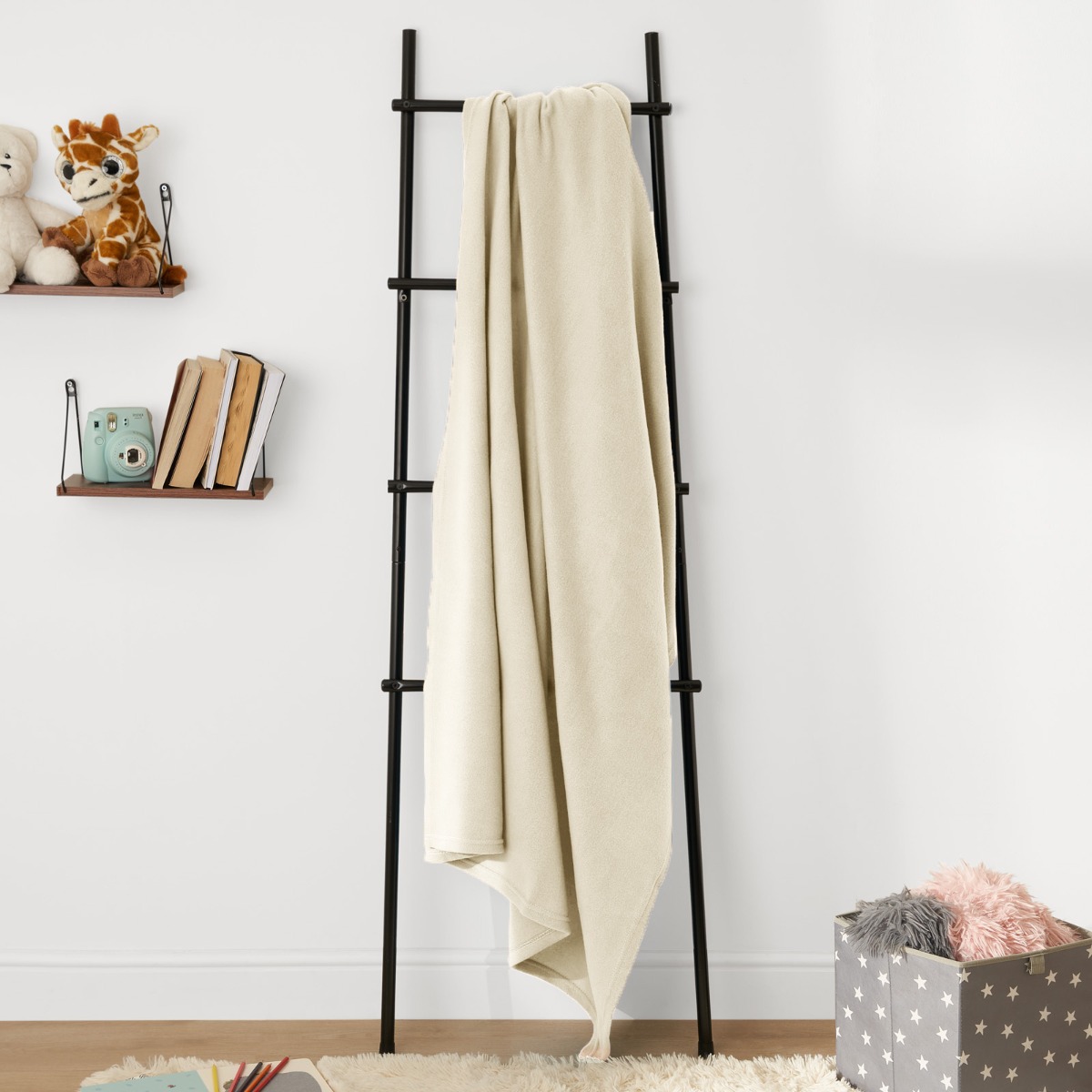 Fleece Blanket 120x150cm – Cream