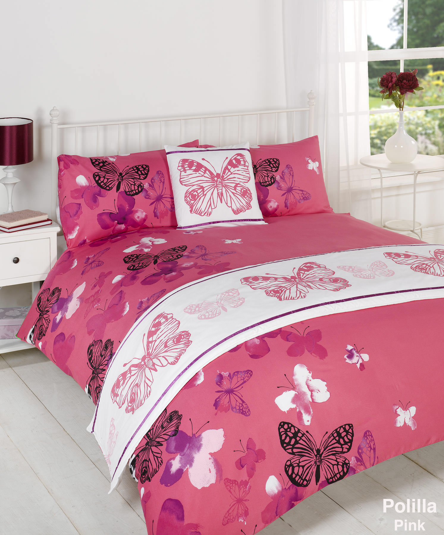Polilla Bed In A Bag Duvet Cover Single Set – Pink