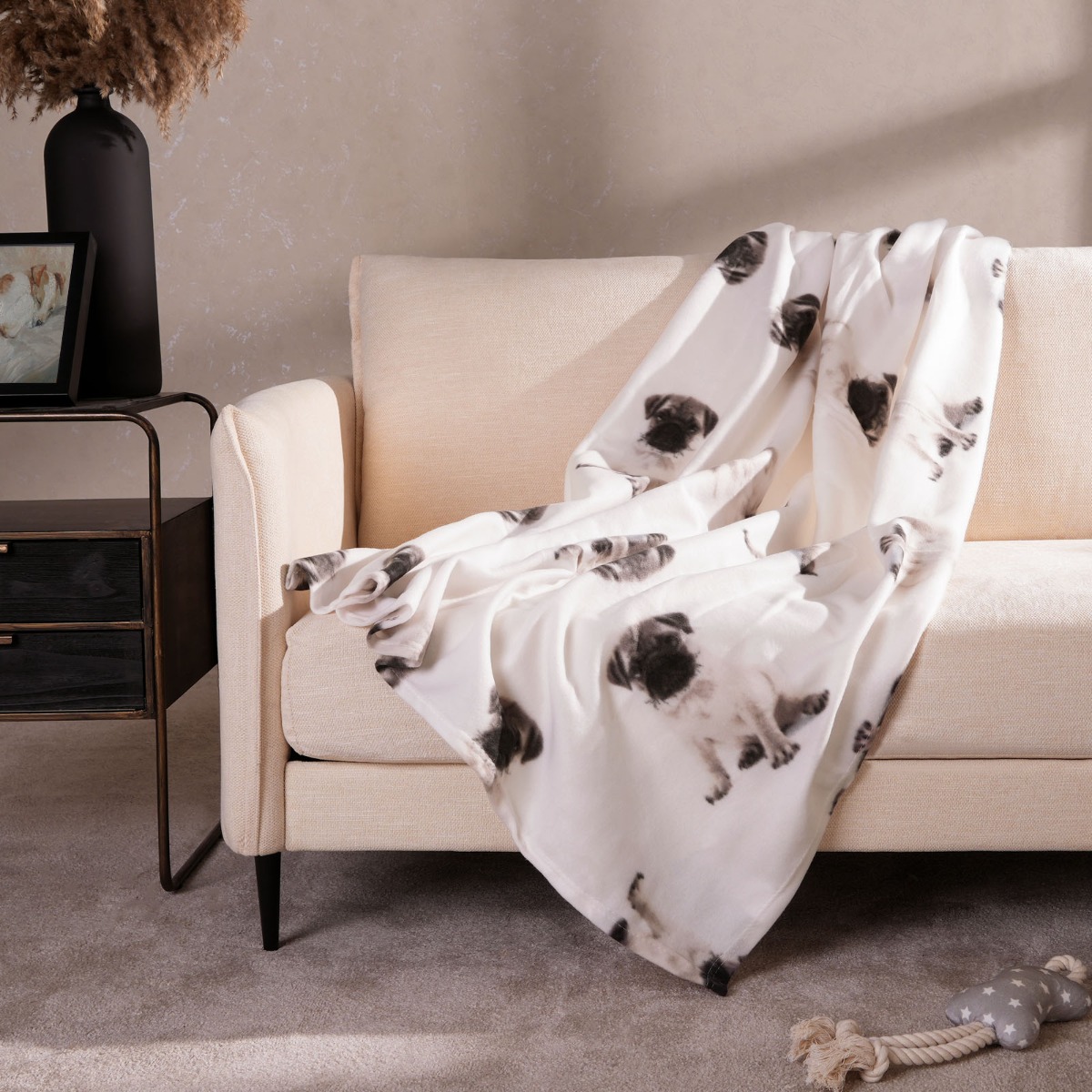 Fleece Blanket 120x150cm – Puppy Dog