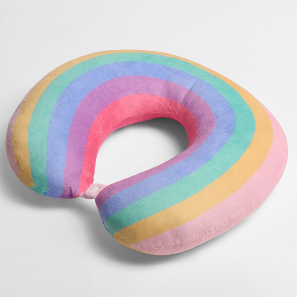 OHS Rainbow Travel Neck Pillow – Multi