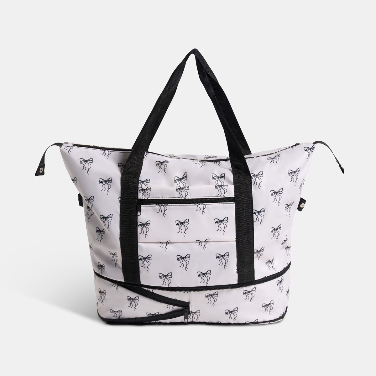 Ohs Bow Print Overnight Weekend Travel Bag - Mobochrome