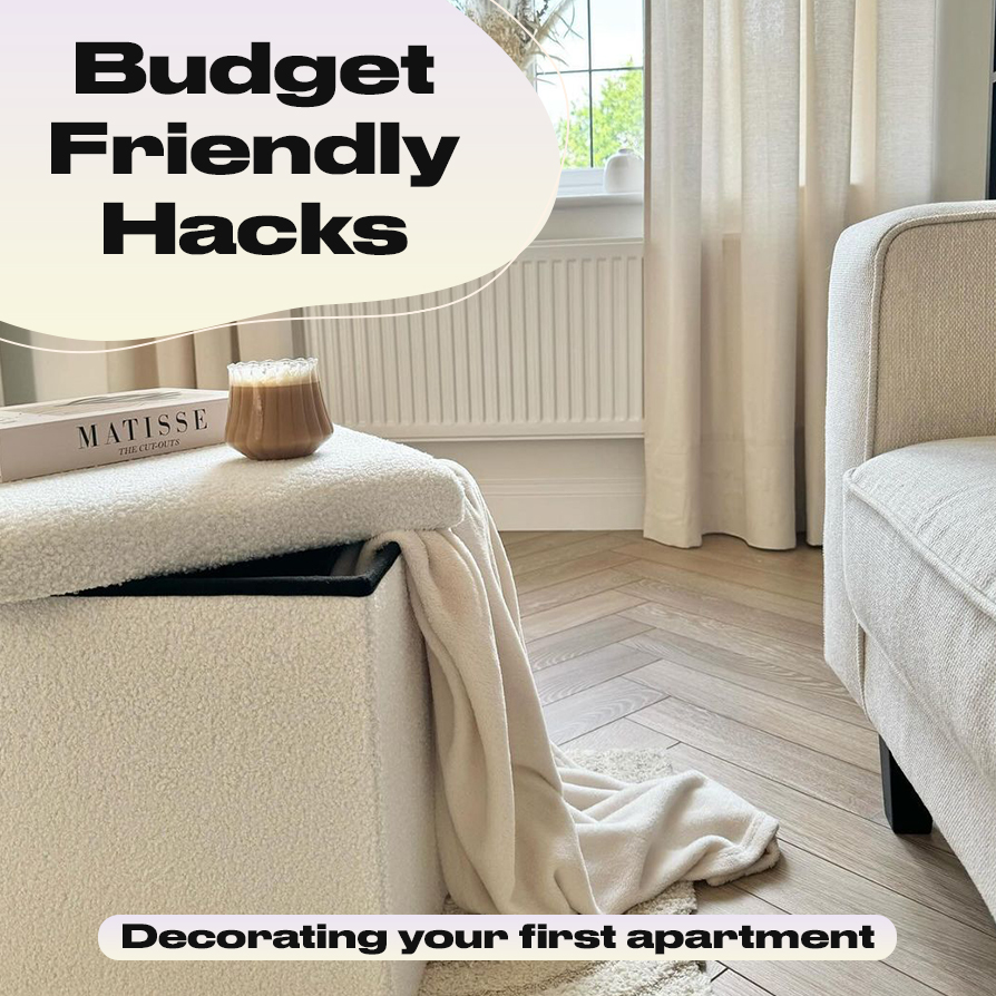 Budget Friendly Hacks for Decorating your First Apartment