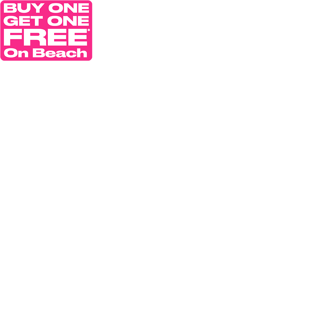 OHS Neon Zebra Beach Towel - Pink/Blue