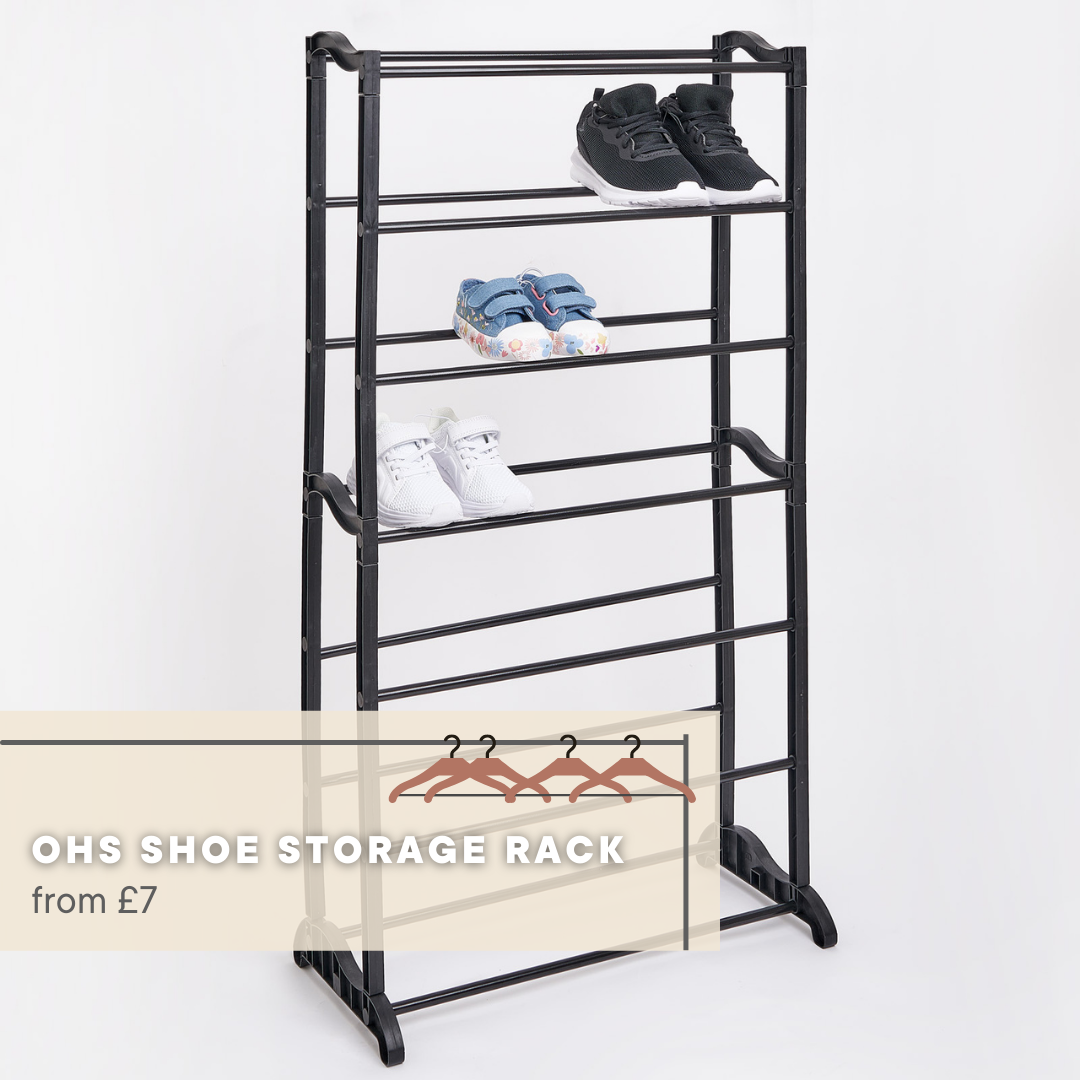 OHS Shoe Storage Rack, 7 Tier