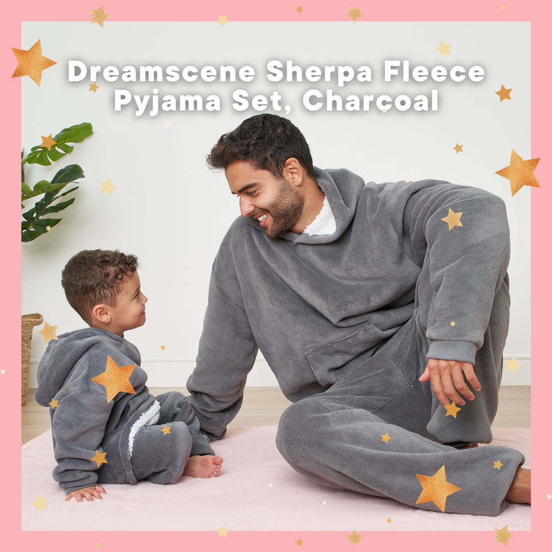 Dreamscene Sherpa Fleece Pyjama Set