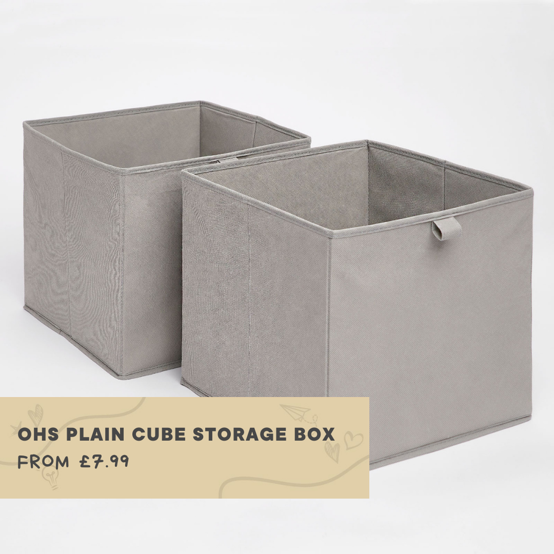 OHS Plain Cube Storage Boxes