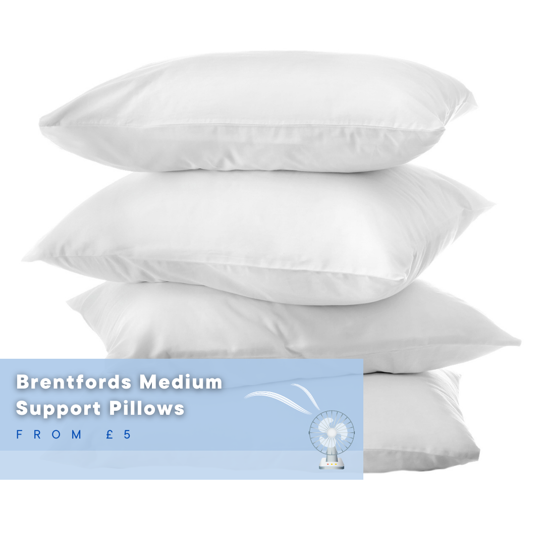 Brentfords Medium Support Pillows