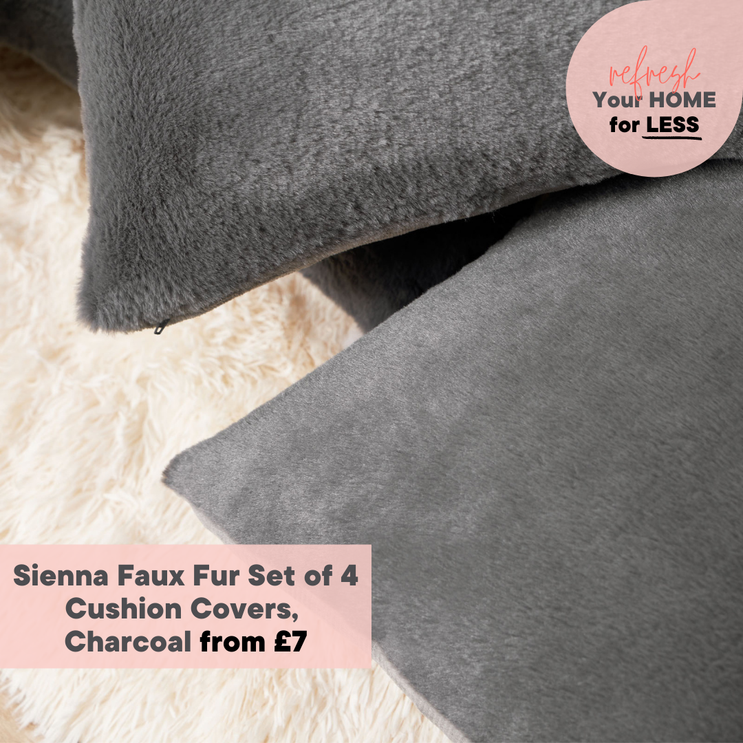 Sienna Faux Fur Set of 4 Cushion Covers