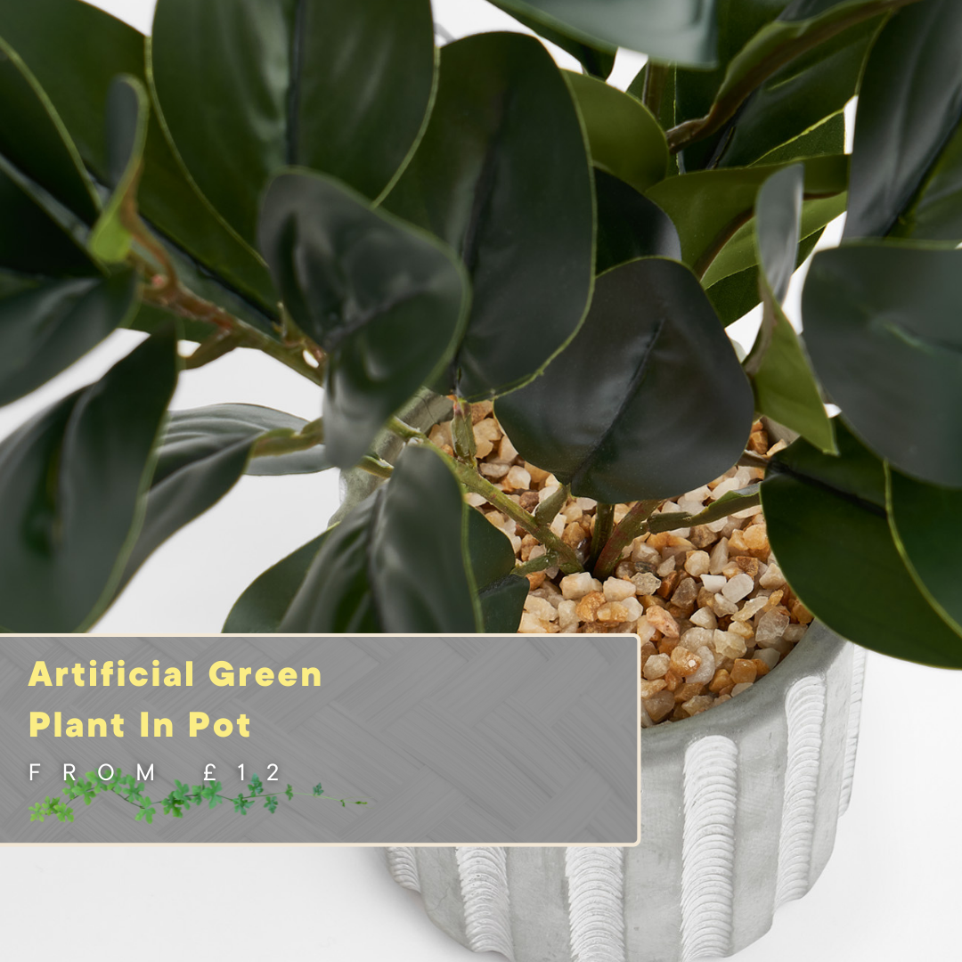 Artificial Green Plant In Pot