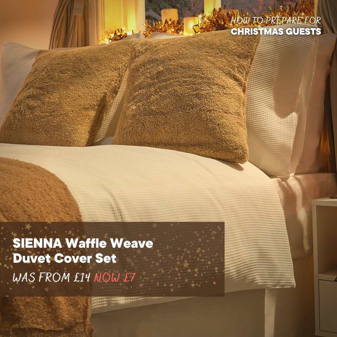 Sienna Waffle Weave Duvet Cover Set