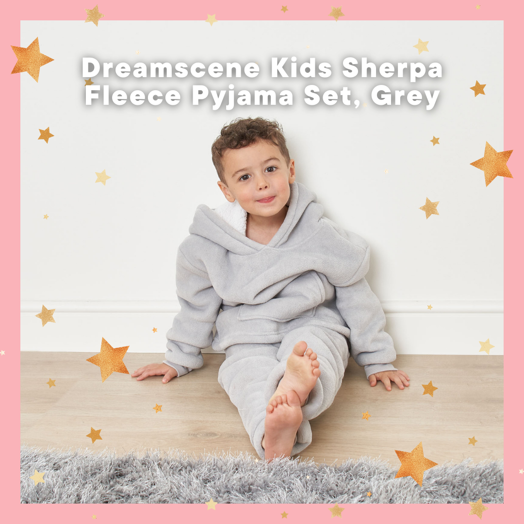 Dreamscene Kids Sherpa Fleece Pyjama Set