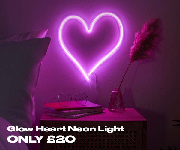 Glow Heart Neon Light