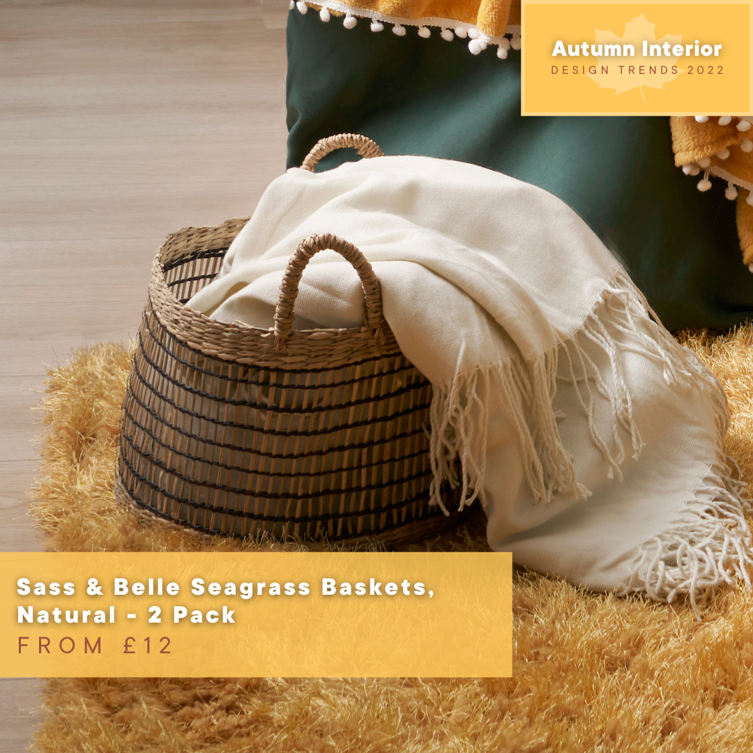 Sass & Belle Seagrass Open Weave Baskets