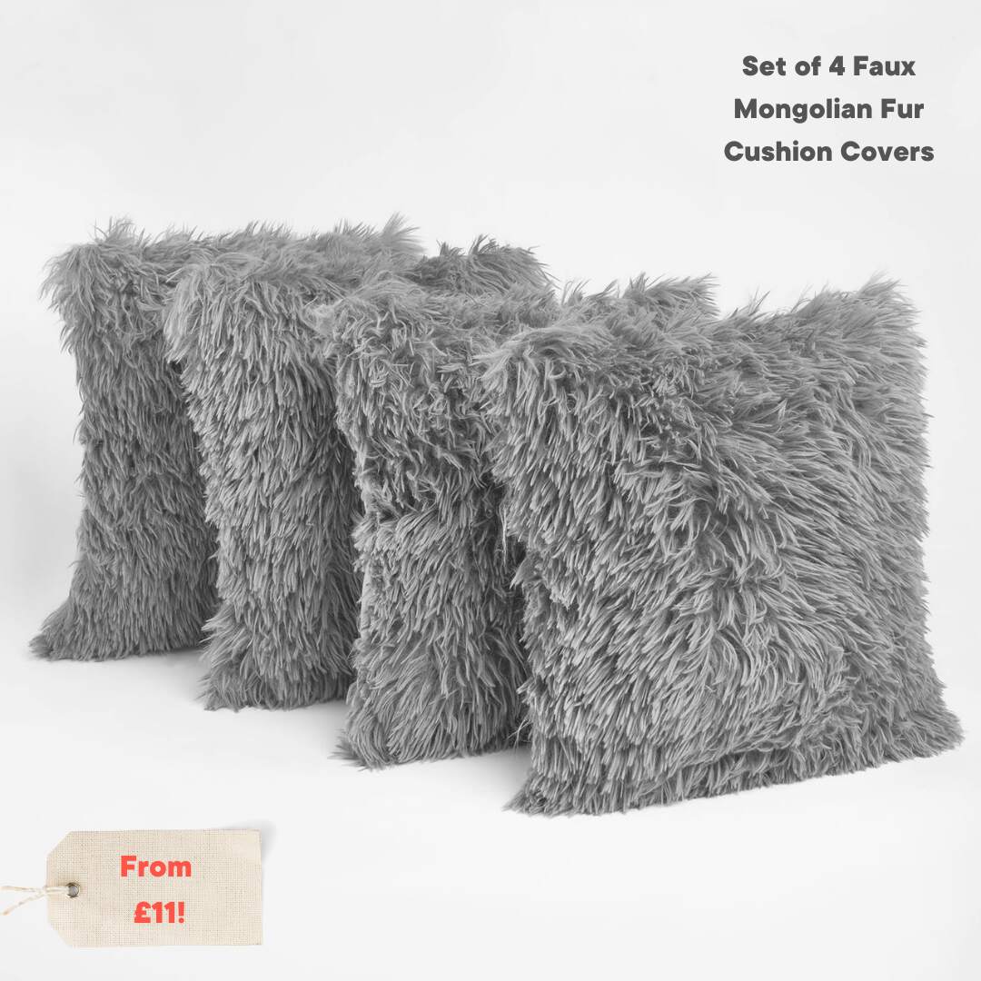grey cushion cover set