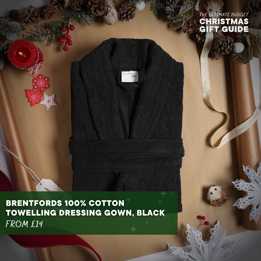 Brentfords 100% Cotton Towelling Dressing Gown