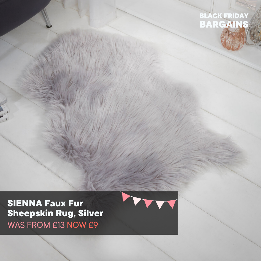 Sienna Faux Fur Sheepskin Rug